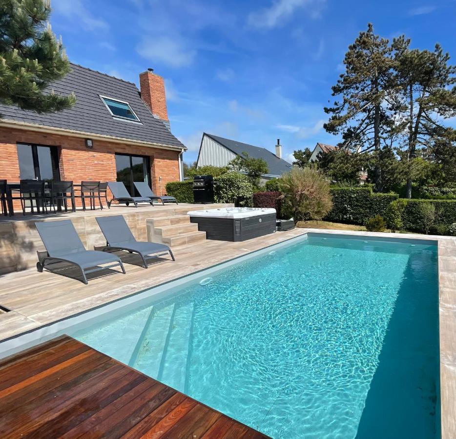 Superbe Maison Avec Piscine Et Jacuzzi Dans Les Dunes Ambleteuse Dış mekan fotoğraf