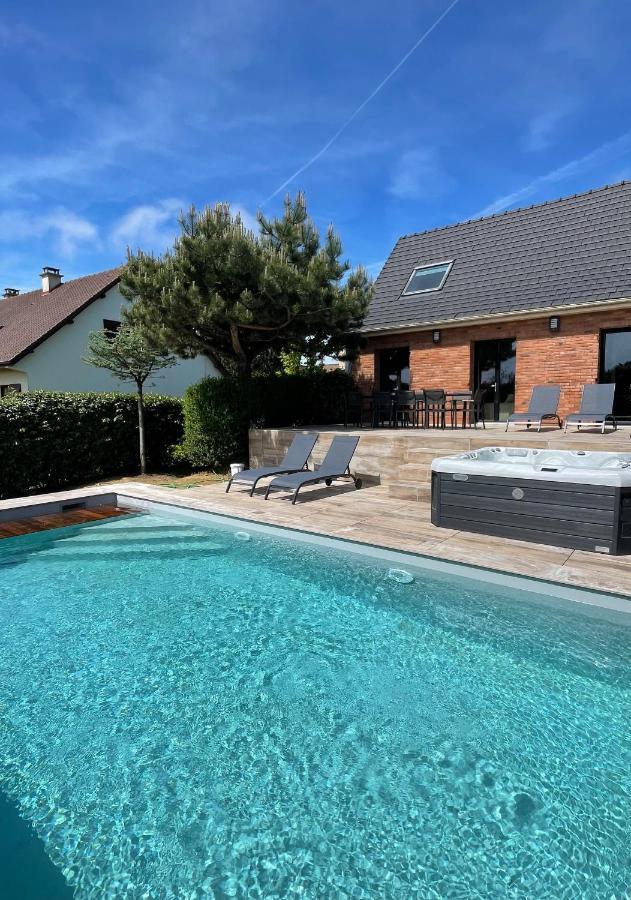 Superbe Maison Avec Piscine Et Jacuzzi Dans Les Dunes Ambleteuse Dış mekan fotoğraf